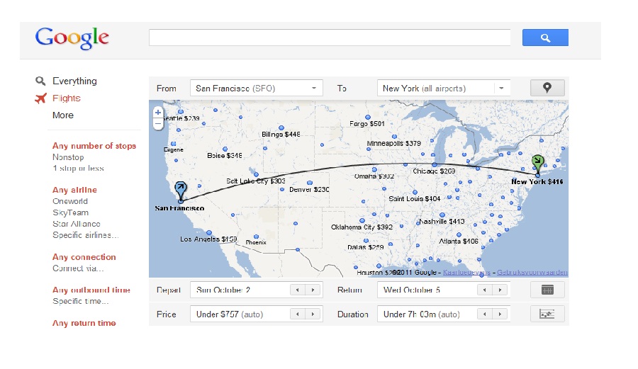 Google flights