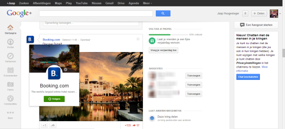 google plus omslagfoto nieuwsoverzicht