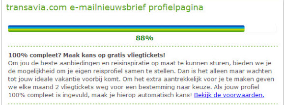 percentage transavia