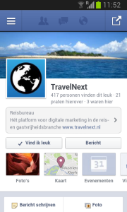 Facebook Mobiel TravelNext