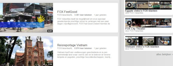 fox vakanties youtube