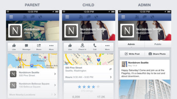 nieuwe mobiele facebook