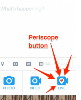 Periscope button